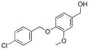 (4-[(4-CHLOROBENZYL)OXY]-3-METHOXYPHENYL)METHANOL 结构式