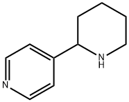 2-(4-吡啶基)哌啶 结构式