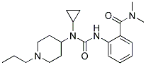 N-CYCLOPROPYL-N'-[2-((DIMETHYLAMINO)CARBONYL)PHENYL]-N-(1-PROPYLPIPERIDIN-4-YL)UREA 结构式