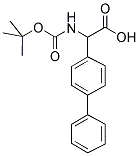 2-N-BOC-AMINOBIPHENYLACETIC ACID 结构式