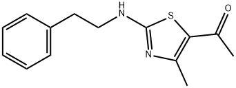 1-(4-甲基-2-(PH烯TH基氨基)噻唑-5-基)乙烷-1-酮 结构式