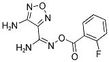 4-AMINO-N'-((2-FLUOROBENZOYL)OXY)-1,2,5-OXADIAZOLE-3-CARBOXIMIDAMIDE 结构式