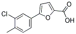 5-(3-CHLORO-4-METHYLPHENYL)-2-FUROIC ACID 结构式