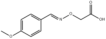 ([[(1E)-(4-METHOXYPHENYL)METHYLENE]AMINO]OXY)ACETIC ACID 结构式