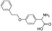 AMINO[4-(2-PHENYLETHOXY)PHENYL]ACETIC ACID 结构式