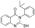 3-(2-ISOPROPYL-PHENYL)-2-MERCAPTO-3H-QUINAZOLIN-4-ONE 结构式