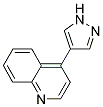 4-(1H-PYRAZOL-4-YL)QUINOLINE 结构式