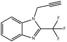 1-(丙-2-炔-1-基)-2-(三氟甲基)-1H-1,3-苯并二唑 结构式