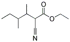 ETHYL 2-CYANO-3,4-DIMETHYLHEXANOATE 结构式