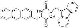 FMOC-DL-ALA(2-ANTH)-OH 结构式