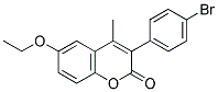 3(4'-BROMOPHENYL)-6-ETHOXY-4-METHYLCOUMARIN 结构式