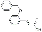 2-BENZYLOXYCINNAMIC ACID 结构式