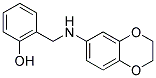 2-[(2,3-DIHYDRO-1,4-BENZODIOXIN-6-YLAMINO)METHYL]BENZENOL 结构式