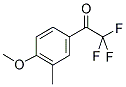2,2,2-TRIFLUORO-1-(4-METHOXY-3-METHYL-PHENYL)-ETHANONE 结构式