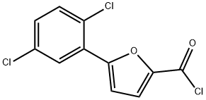 5-(2,5-二氯苯基)呋喃-2-甲酰氯 结构式