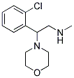 [2-(2-CHLOROPHENYL)-2-MORPHOLIN-4-YLETHYL]METHYLAMINE 结构式