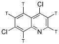 4,7-DICHLOROQUINOLINE, [3H]- 结构式