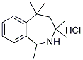 1,3,3,5,5-PENTAMETHYL-2,3,4,5-TETRAHYDRO-1H-2-BENZAZEPINE HYDROCHLORIDE 结构式