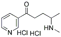 4-(METHYLAMINO)-1-(3-PYRIDYL)-1-PENTANONE, DIHYDROCHLORIDE 结构式