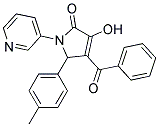 4-BENZOYL-3-HYDROXY-5-(4-METHYLPHENYL)-1-PYRIDIN-3-YL-1,5-DIHYDRO-2H-PYRROL-2-ONE 结构式
