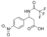 3-(4-NITROPHENYL)-3-[(2,2,2-TRIFLUOROACETYL)AMINO]PROPANOIC ACID 结构式