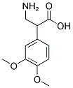 3-Amino-2-(3,4-dimethoxy-phenyl)-propionic acid 结构式