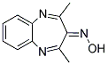2,4-DIMETHYL-3H-1,5-BENZODIAZEPIN-3-ONE OXIME 结构式