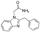 2-(2-BENZYL-1H-BENZIMIDAZOL-1-YL)ACETAMIDE 结构式