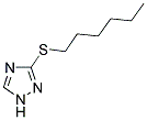 3-正-己基硫代-1,2,4-三唑 结构式