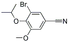 3-溴-4-异丙氧基-5-甲氧基苯甲腈 结构式