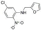 N-(5-CHLORO-2-NITROPHENYL)-N-(2-FURYLMETHYL)AMINE 结构式