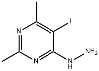 4-Hydrazino-5-iodo-2,6-dimethylpyrimidine