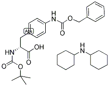 Boc-4-(Z-amino)-D-phenylalanine dicyclohexylammonium salt 结构式