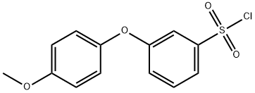 3-(4-甲氧基苯氧基)苯磺酰氯 结构式