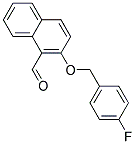 2-[(4-FLUOROBENZYL)OXY]-1-NAPHTHALDEHYDE 结构式