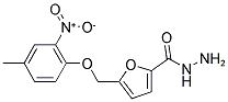 5-(4-Methyl-2-nitro-phenoxymethyl)-furan-2-carboxylic acid hydrazide 结构式