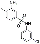 3-AMINO-N-(3-CHLORO-PHENYL)-4-METHYL-BENZENESULFONAMIDE 结构式