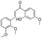 2'-HYDROXY-2,3,4'-TRIMETHOXYCHALCONE 结构式