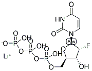 2'-FLUORO-2'-DEOXYURIDINE-5'-TRIPHOSPHATE LITHIUM SALT 结构式