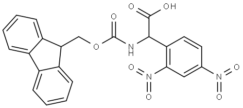 FMOC-2,4-DINITRO-DL-PHENYLGLYCINE 结构式