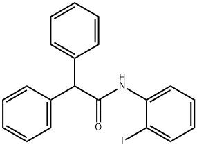 N-(2-IODOPHENYL)-2,2-DIPHENYLETHANAMIDE 结构式