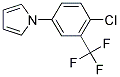 1-[4-CHLORO-3-(TRIFLUOROMETHYL)PHENYL]-1H-PYRROLE 结构式