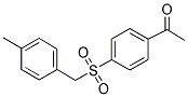 4-(4-METHYLBENZYL)-SULFONYL-ACETOPHENONE 结构式