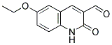 6-Ethoxy-2-oxo-1,2-dihydro-3-quinolinecarbaldehyde 结构式