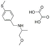 (2-METHOXY-1-METHYL-ETHYL)-(4-METHYLSULFANYL-BENZYL)-AMINE OXALATE 结构式