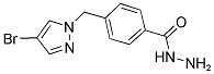 4-(4-Bromo-pyrazol-1-ylmethyl)-benzoic acid hydrazide 结构式