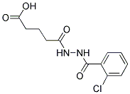 5-[N'-(2-CHLORO-BENZOYL)-HYDRAZINO]-5-OXO-PENTANOIC ACID 结构式