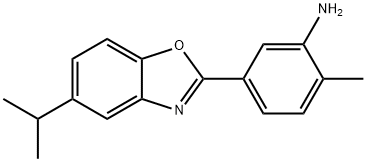 5-(5-ISOPROPYL-BENZOOXAZOL-2-YL)-2-METHYL-PHENYLAMINE 结构式