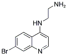 4-(2-AMINOETHYL)AMINO-7-BROMOQUINOLINE 结构式