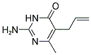 5-ALLYL-2-AMINO-6-METHYLPYRIMIDIN-4(3H)-ONE 结构式